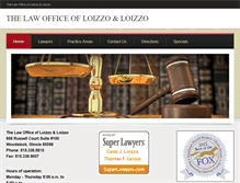 Tablet Screenshot of loizzoandloizzo.com